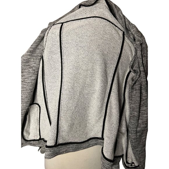 Market & Spruce women’s large Moto jacked long sleeve zip pockets - Picture 9 of 14